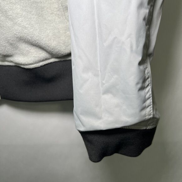 MSX By Michael Strahan Full Zip Reversable Jacket Mens Size Large Gray Fleece - Picture 15 of 16